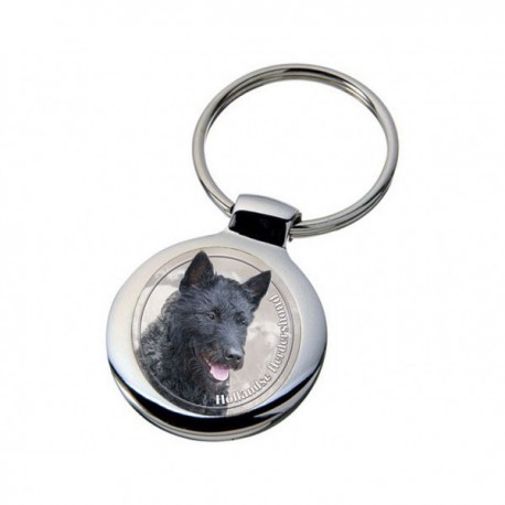 Nyckelring med Hollandse Herdershond