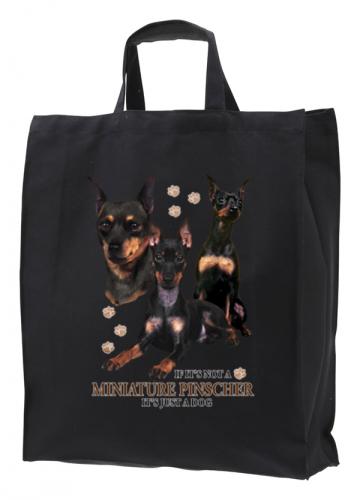 Tygkasse med Dvärgpinscher