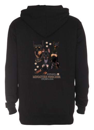 Luvtröja med Dvärgpinscher