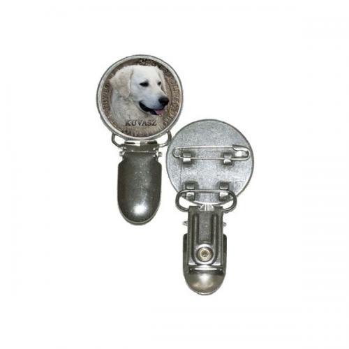 Nummerlappshållare med Kuvasz