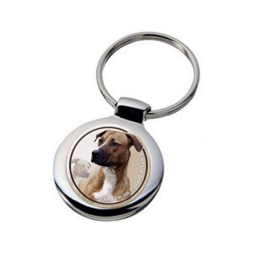 Nyckelring med American Pitbullterrier