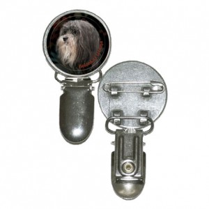 Nummerlappshållare med Russkaya Tsvetnaya Bolonka