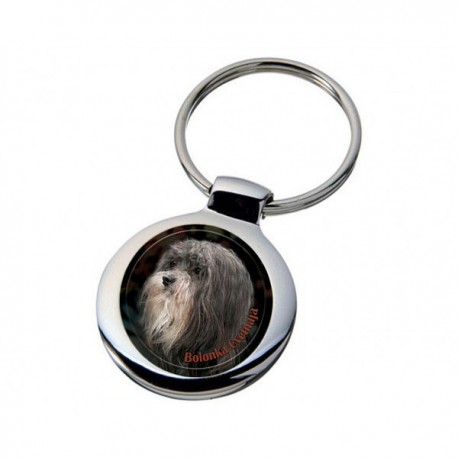 Nyckelring med Russkaya Tsvetnaya Bolonka