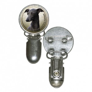 Nummerlappshållare med Italiensk Vinthund