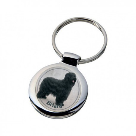 Nyckelring med Briard