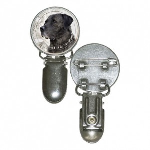 Nummerlappshållare med Cao Fila de Sao Miguel