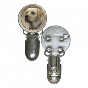 Nummerlappshållare med Labrador