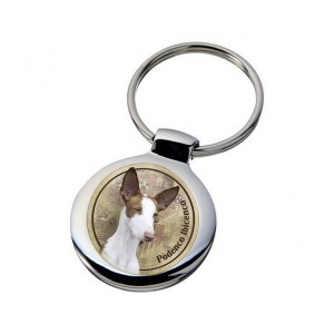 Nyckelring med Podenco Ibicenco
