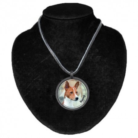 Halsband med Basenji