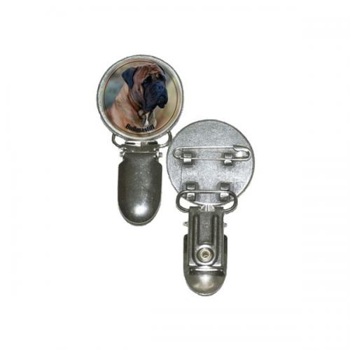 Nummerlappshållare med Bullmastiff