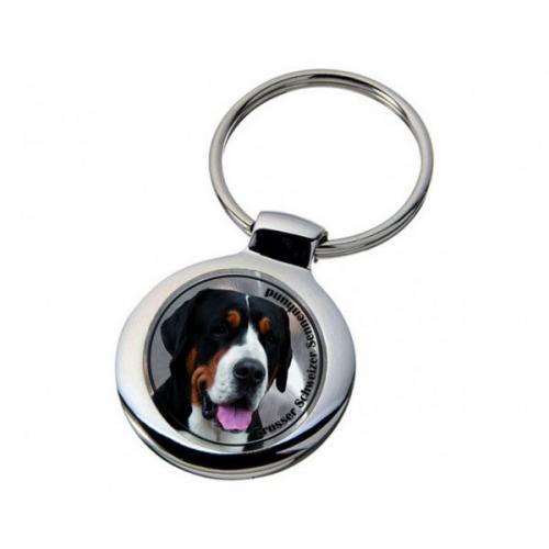 Nyckelring med Grosser Schweizer Sennenhund