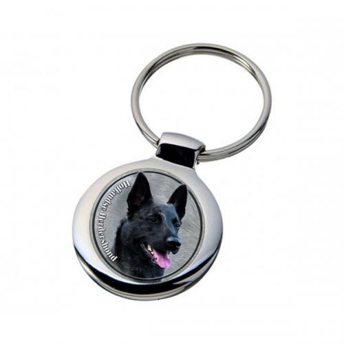 Nyckelring med Hollandse Herdershond