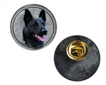 Pin med Holländsk Herdehund