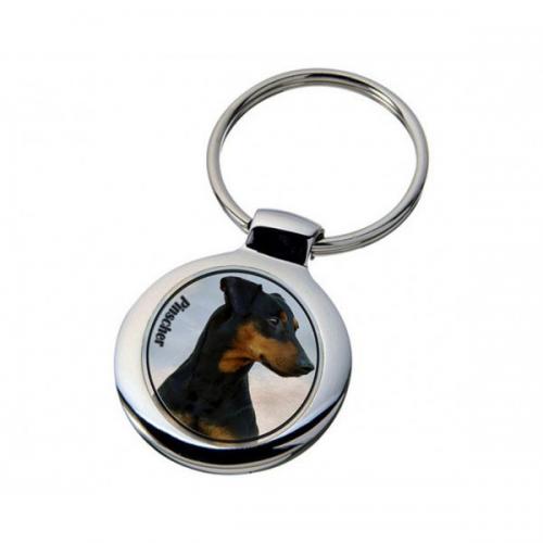 Nyckelring med Pinscher