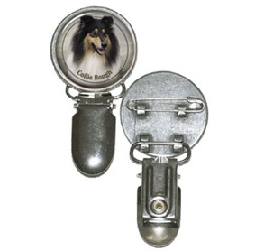 Nummerlappshållare med Collie