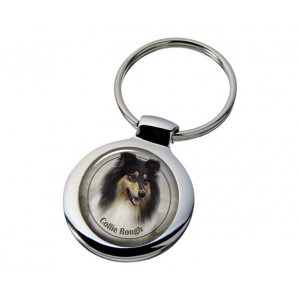 Nyckelring med Collie