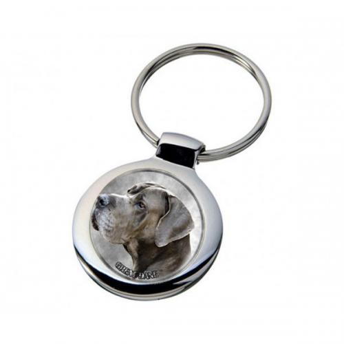 Nyckelring med Grand Danois