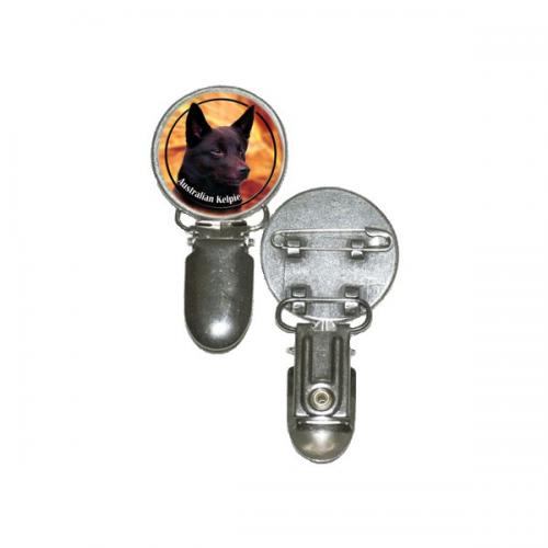 Nummerlappshållare med Australian Kelpie