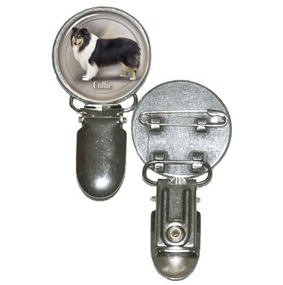 Nummerlappshållare med Collie