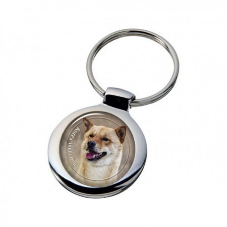 Nyckelring med Korea Jindo Dog