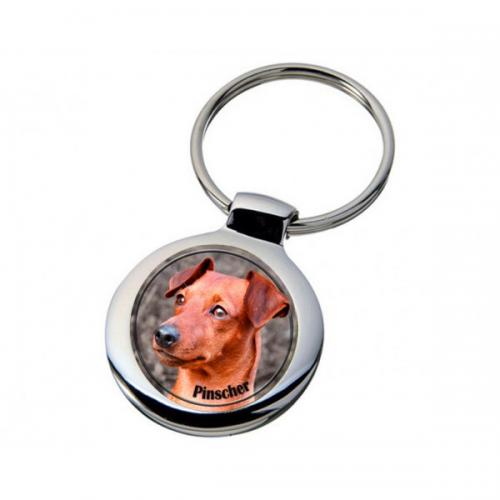 Nyckelring med Pinscher