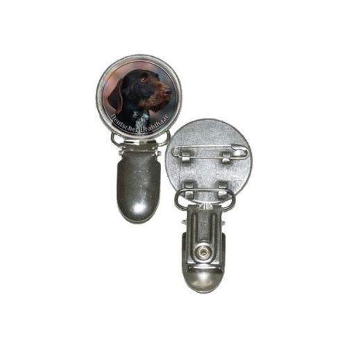 Nummerlappshållare med Strävhårig Vorsteh