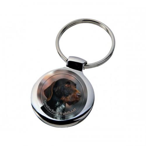 Nyckelring med Strävhårig Vorsteh