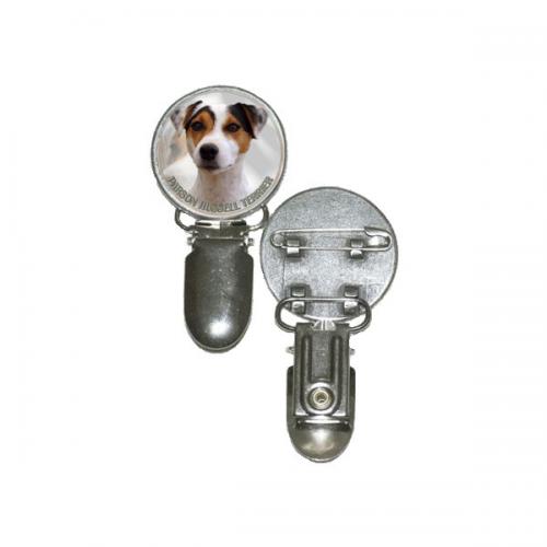 Nummerlappshållare med Parson Russel Terrier