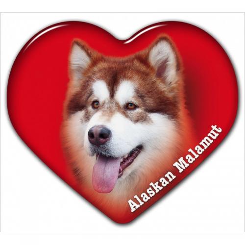 Dekal med Alaskan Malamute