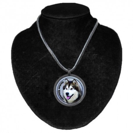 Halsband med Alaskan Malamute