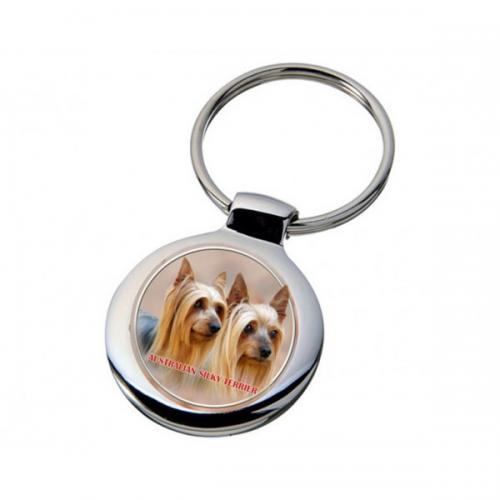 Nyckelring med Silkyterrier