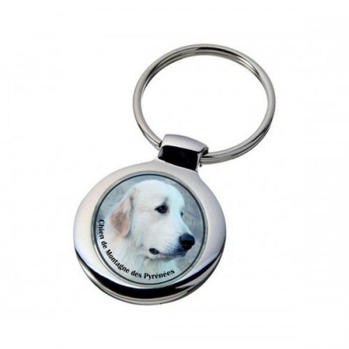 Nyckelring med Pyrenéerhund