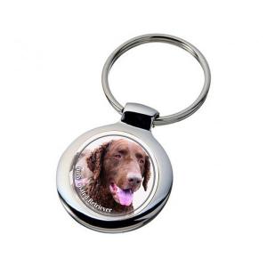 Nyckelring med Curly Coated Retriever