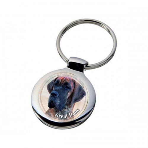 Nyckelring med Grand Danois