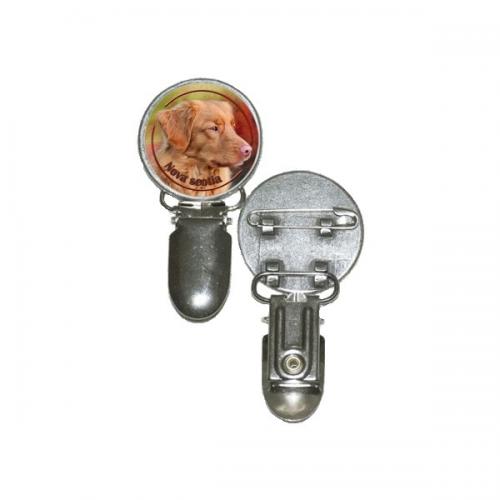 Nummerlappshållare med Nova Scotia Duck Tolling Retriever