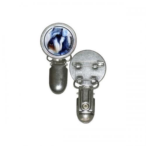 Nummerlappshållare med Schnauzer