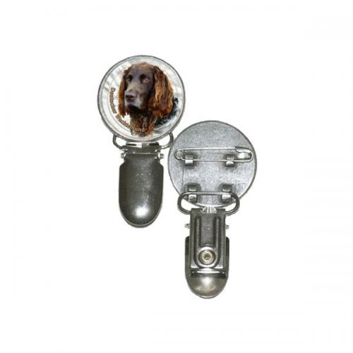 Nummerlappshållare med Wachtelhund