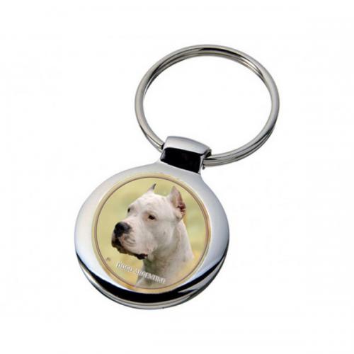 Nyckelring med Dogo Argentino