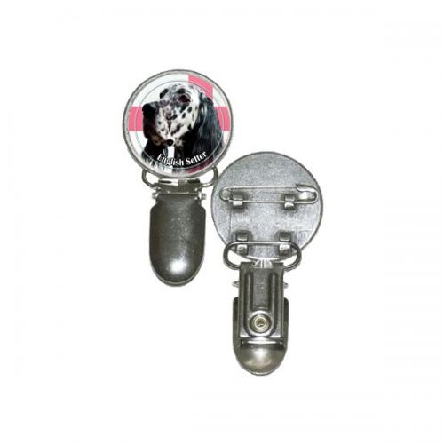 Nummerlappshållare med Engelsk Setter