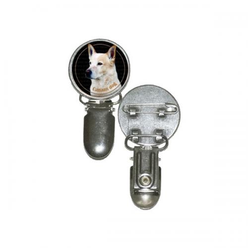 Nummerlappshållare med Canaan Dog