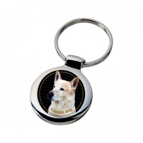 Nyckelring med Canaan Dog
