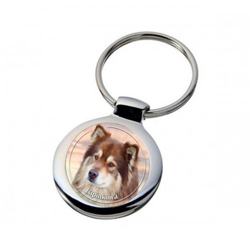 Nyckelring med Finsk Lapphund