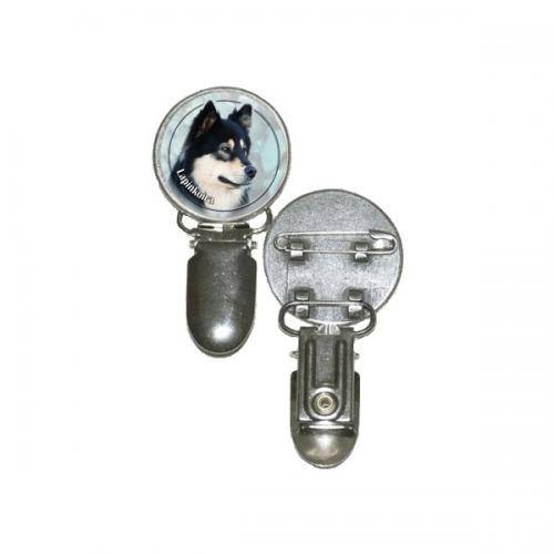 Nummerlappshållare med Finsk Lapphund