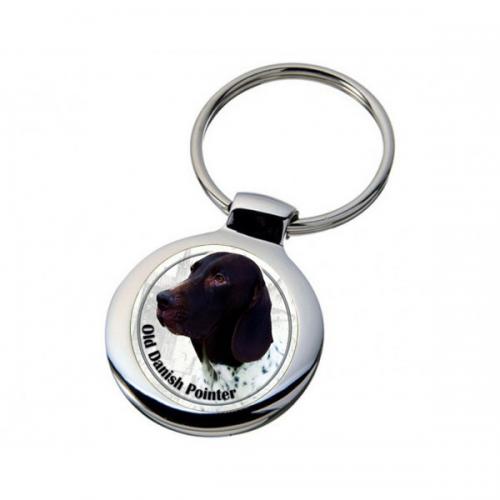Nyckelring med Gammel Dansk Hönsehund