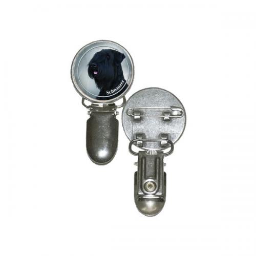 Nummerlappshållare med Schnauzer