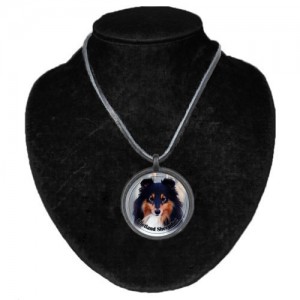 Halsband med Shetland Sheepdog