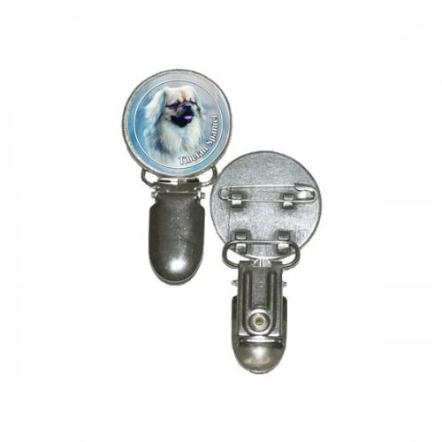 Nummerlappshållare med Tibetansk Spaniel