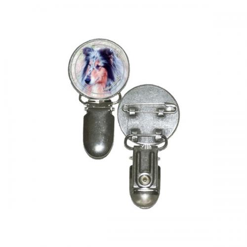 Nummerlappshållare med Collie