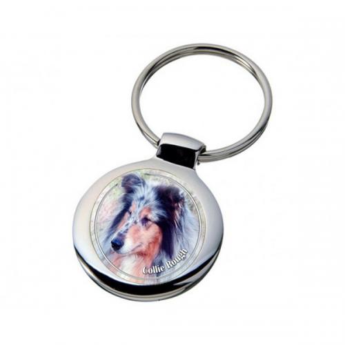 Nyckelring med Collie