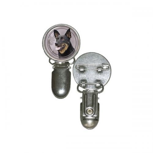 Nummerlappshållare med Lancashire Heeler